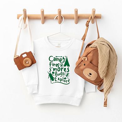 Camp Fire S'mores Toddler Graphic Sweatshirt