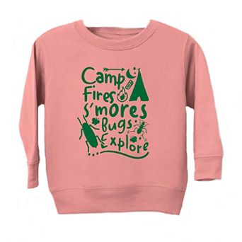 Camp Fire S'mores Toddler Graphic Sweatshirt
