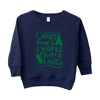 Camp Fire S'mores Toddler Graphic Sweatshirt
