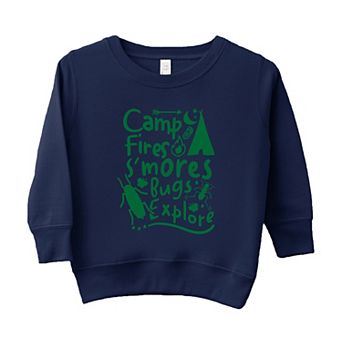 Camp Fire S'mores Toddler Graphic Sweatshirt