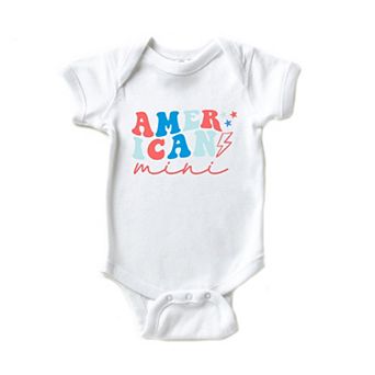 American Mini Lightning Bolt Baby Bodysuit