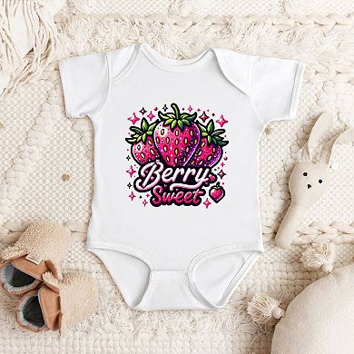 Berry Sweet Strawberry Baby Bodysuit