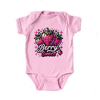 Berry Sweet Strawberry Baby Bodysuit