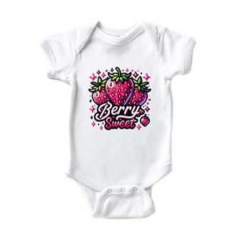 Berry Sweet Strawberry Baby Bodysuit