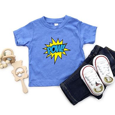 Comic Pow Toddler Short Sleeve Graphic Tee