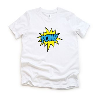 Comic Pow Toddler Short Sleeve Graphic Tee