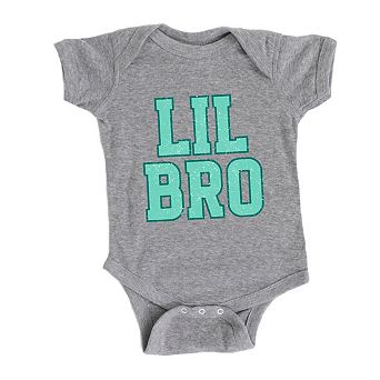 Lil Bro Distressed Baby Bodysuit