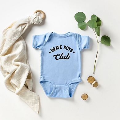 Brave Boys Club Stars Baby Bodysuit