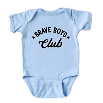 Brave Boys Club Stars Baby Bodysuit