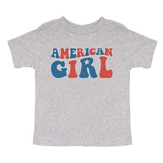 American Girl Stars Youth Short Sleeve Graphic Tee
