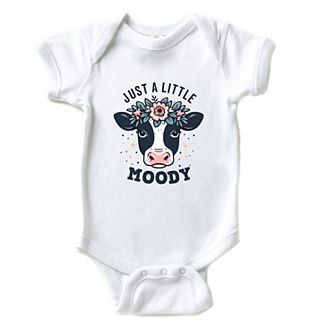 A Little Moody Baby Bodysuit