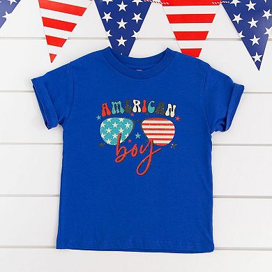 American Boy Sunglasses Youth Short Sleeve Graphic Tee