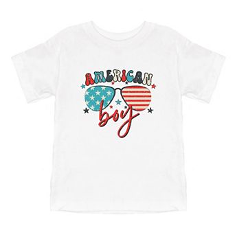 American Boy Sunglasses Youth Short Sleeve Graphic Tee