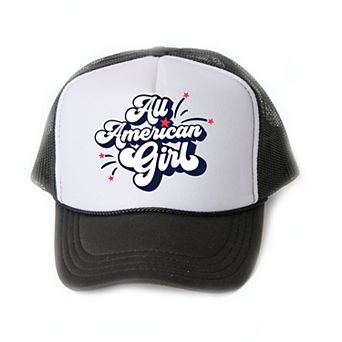 The Juniper Shop All American Girl Youth Foam Trucker Hat