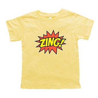 Comic Zing Toddler Short Sleeve Graphic Tee