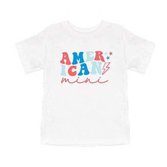 American Mini Lightning Bolt Youth Short Sleeve Graphic Tee