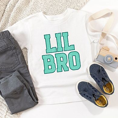 Lil Bro Distressed Toddler Short Sleeve Graphic Tee
