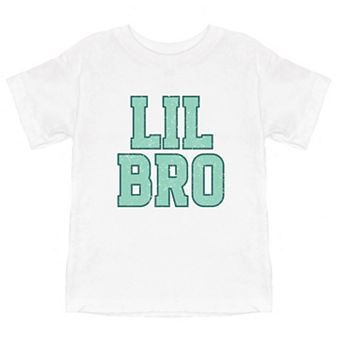 Lil Bro Distressed Toddler Short Sleeve Graphic Tee
