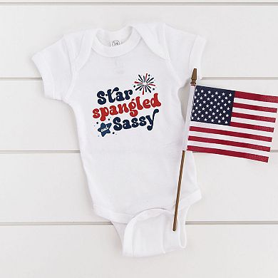 Star Spangled Firework Baby Bodysuit
