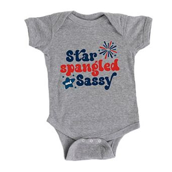 Star Spangled Firework Baby Bodysuit