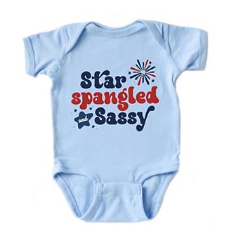 Star Spangled Firework Baby Bodysuit