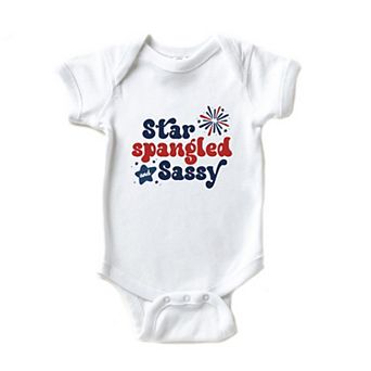 Star Spangled Firework Baby Bodysuit