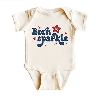Born To Sparkle Baby Bodysuit