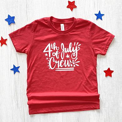 4th Of July Crew Youth Short Sleeve Graphic Tee