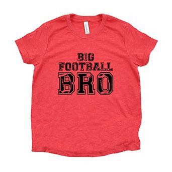 Big Football Bro Toddler Short Sleeve Graphic Tee