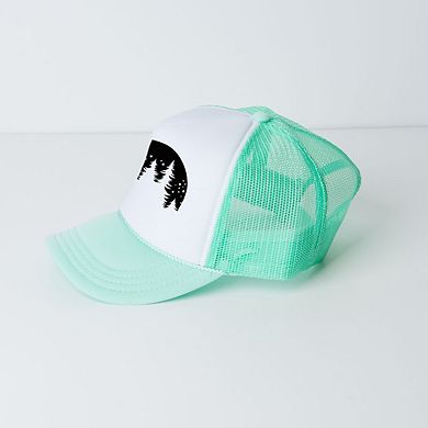 The Juniper Shop Bear Trees Youth Foam Trucker Hat