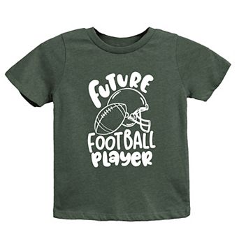 Future Football Player Toddler Short Sleeve Graphic Tee