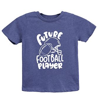 Future Football Player Toddler Short Sleeve Graphic Tee