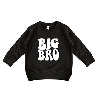 Big Bro Wavy Toddler Graphic Sweatshirt