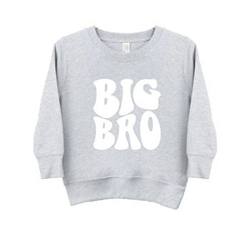 Big Bro Wavy Toddler Graphic Sweatshirt