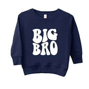 Big Bro Wavy Toddler Graphic Sweatshirt