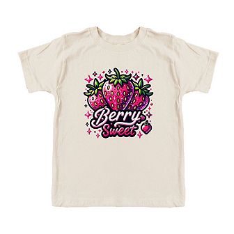 Berry Sweet Strawberry Toddler Short Sleeve Graphic Tee