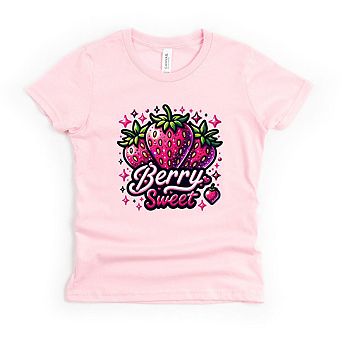 Berry Sweet Strawberry Toddler Short Sleeve Graphic Tee