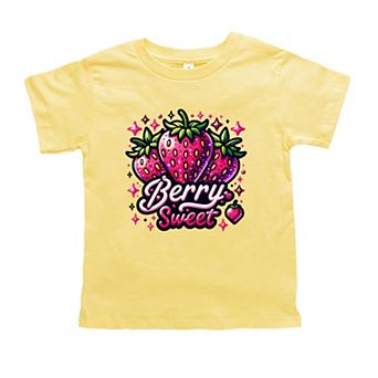 Berry Sweet Strawberry Toddler Short Sleeve Graphic Tee