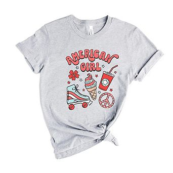 American Girl Ice Cream Toddler Short Sleeve Graphic Tee