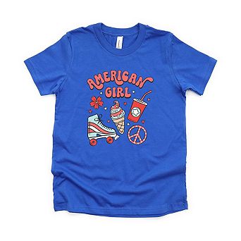 American Girl Ice Cream Toddler Short Sleeve Graphic Tee