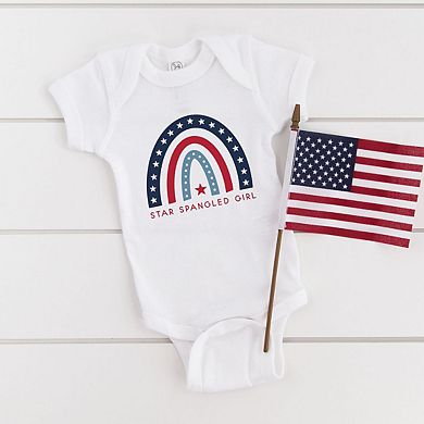 Star Spangled Girl Baby Bodysuit