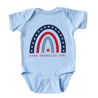 Star Spangled Girl Baby Bodysuit