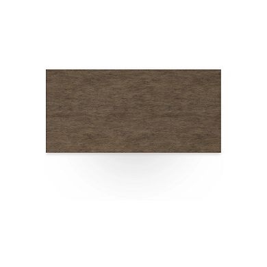 63 Inch Home Office Desk, Acacia Wood Top, Wire Brushed Weathered Gray