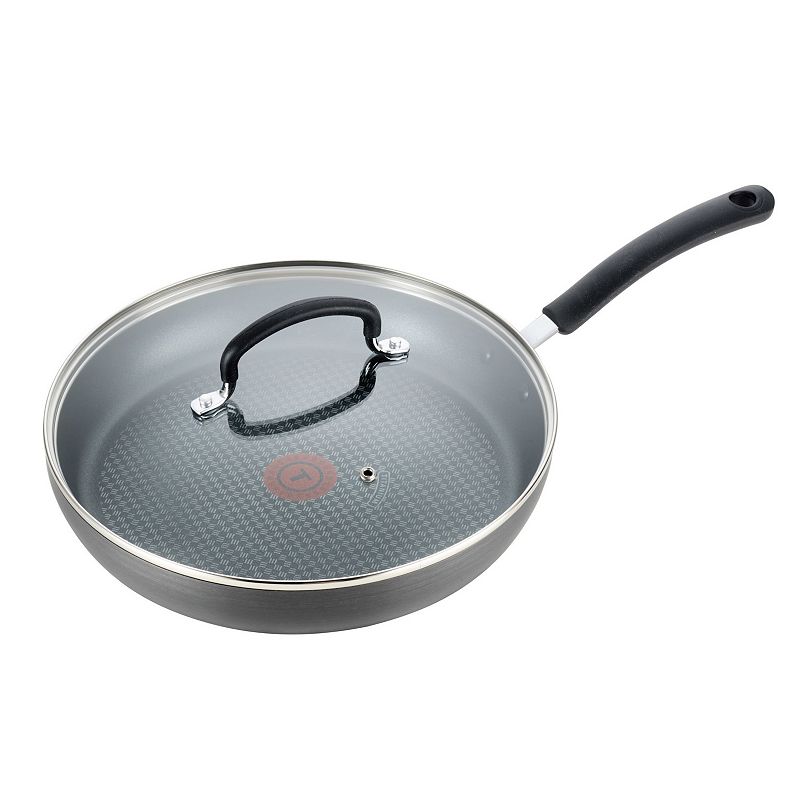 T-fal Ultimate Hard Anodized Non-Stick Cookware 10 inch Deep Fry Pan Black