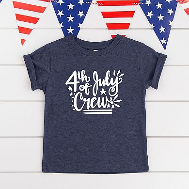 4th Of July Crew Toddler Short Sleeve Graphic Tee