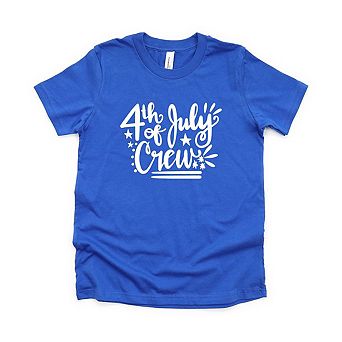 4th Of July Crew Toddler Short Sleeve Graphic Tee