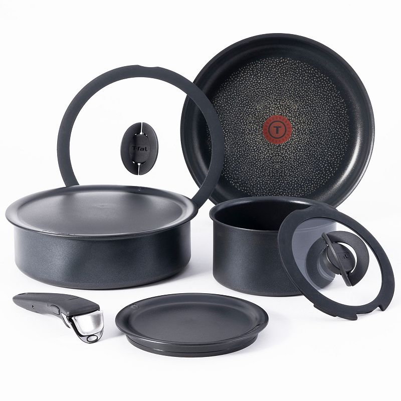 UPC 032406068872 product image for T-Fal Ingenio 8-pc. Nonstick Cookware Set, Black | upcitemdb.com