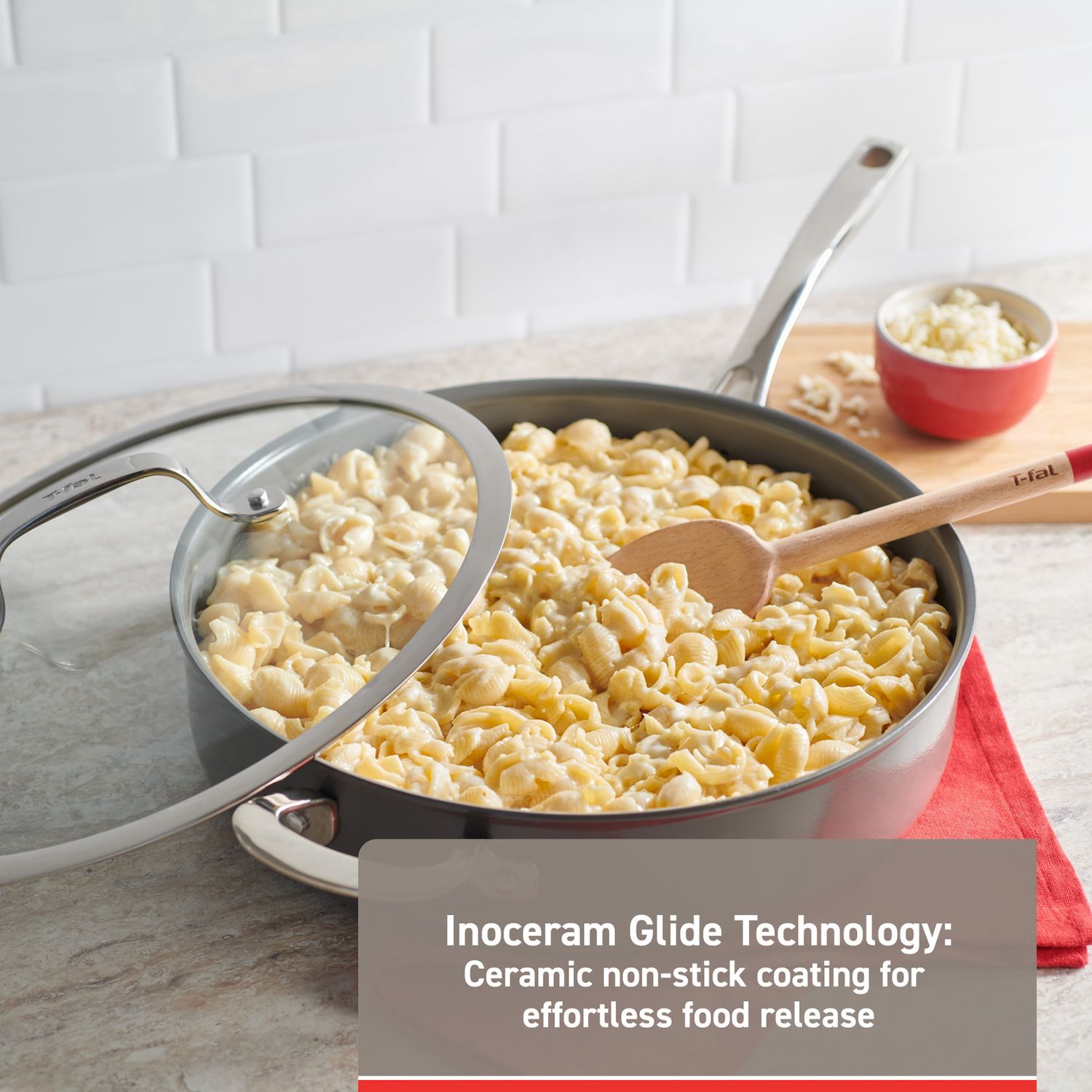 T-fal Ceramic Excellence Frying Pan - Thumbnail 2