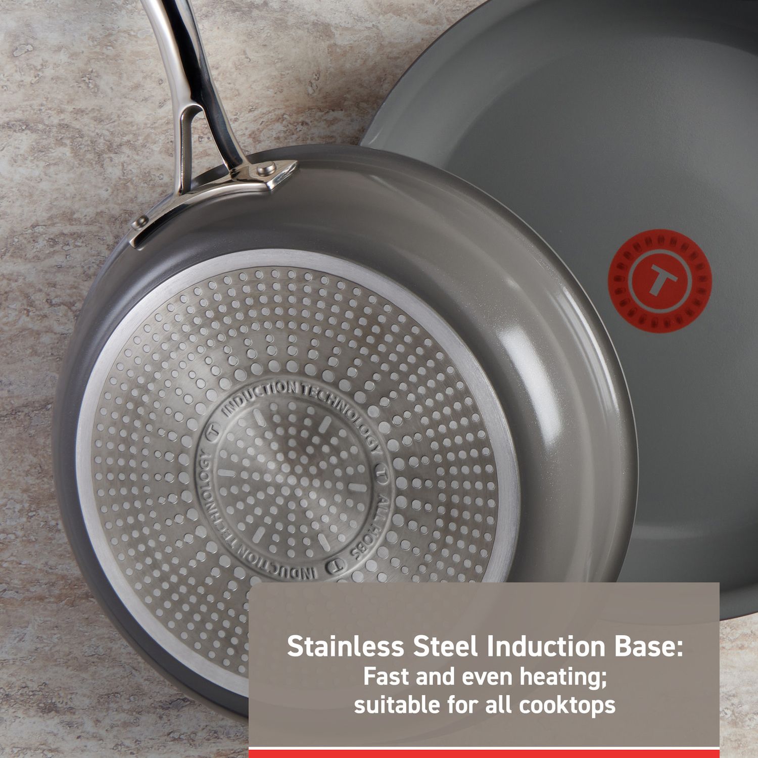T-fal Ceramic Excellence Frying Pan - Thumbnail 3