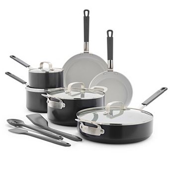 Bobby Flay by GreenPan Professional Grade Ceramic Nonstick 13 pc Cookware Set